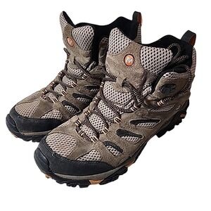 Merrell Shoes Womens Continuum Vibram Hiking Boot Waterproof Leather Size 10